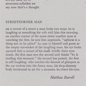 Haiku Donald/Streetcorner Man